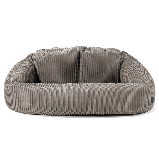 Pouf Canapé Bubble - Côtelé Anthracite 01