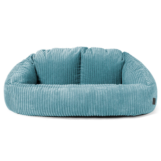 Pouf Canapé Bubble - Côtelé Mer Égéé 01
