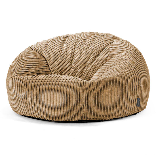 Pouf Canapé Classique - Côtelé Sable 01