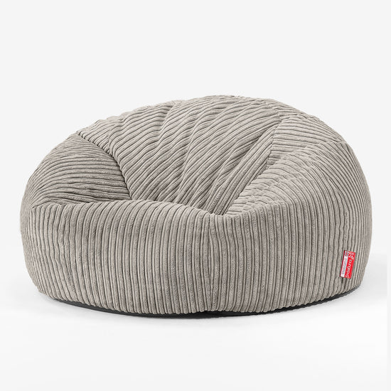Canapé Pouf pour Enfant 6-14 ans - Côtelé Vison 02