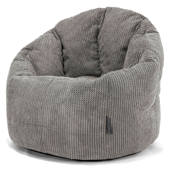 Pouf Chaise Design - Pompon Anthracite 01