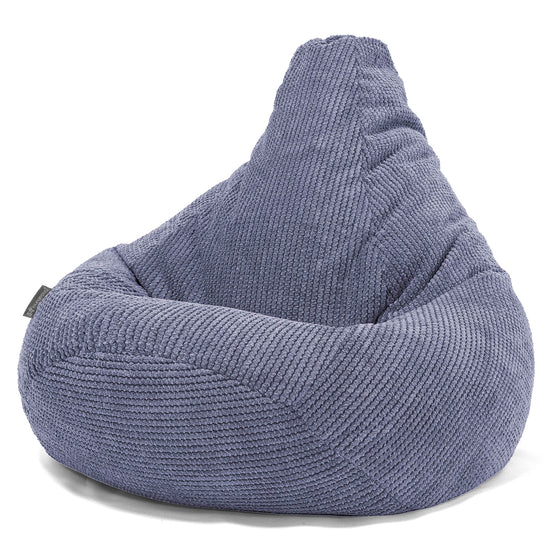 Pouf Poire Gamer - Pompon Violet 02