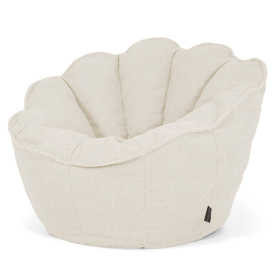 Pouf Fauteuil Natalia Sacco - Bouclé Ivoire_02