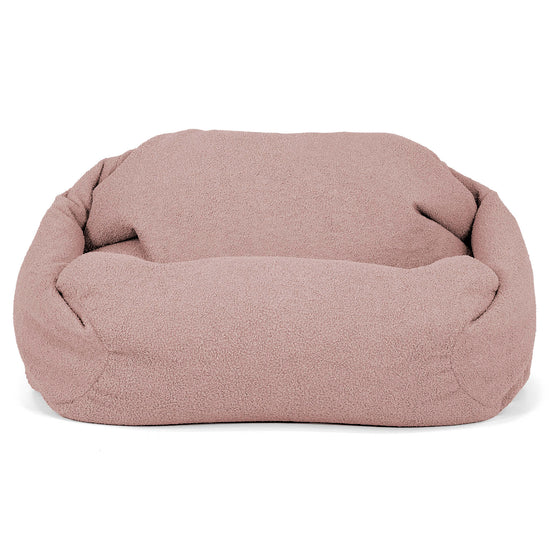 Pouf Fauteuil Sabine - Bouclé Rose_01
