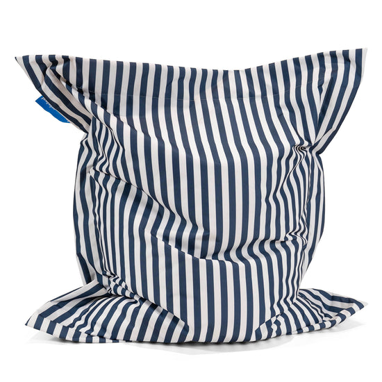 Pouf Géant XXL Original - Rayures Bleu Marine 01