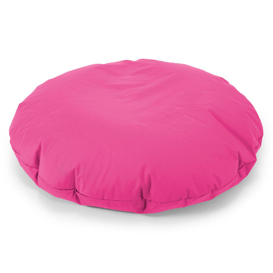 Flexforma Pouf Rond pour Enfant 2-14 ans - Entretien Facile Rose 01