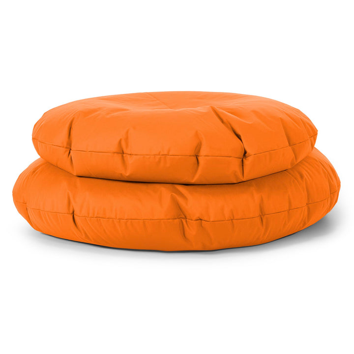 Flexforma Pouf Géant Rond pour Adulte - Entretien Facile Orange 03