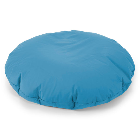 Flexforma Pouf Géant Rond pour Adulte - Entretien Facile Bleu Turquoise 01
