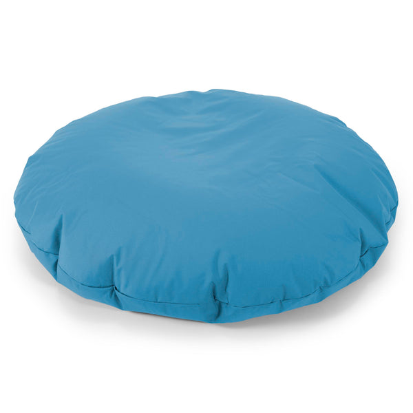 Flexforma Pouf Géant Rond pour Adulte - Entretien Facile Bleu Turquoise 01