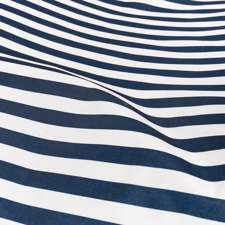 Pouf Poire, Archi - Rayures Bleu Marine 04