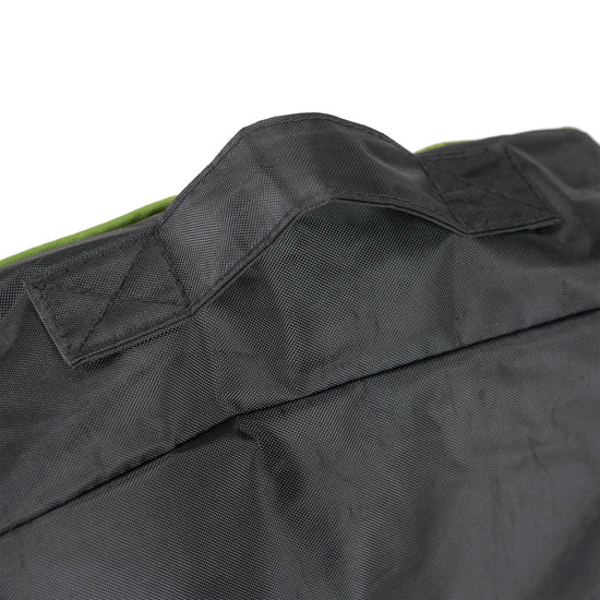 Fauteuil Gaming Pouf Matelassé - Noir / Vert 06