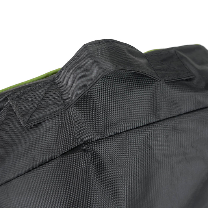 Fauteuil Gaming Pouf Matelassé - Noir / Vert 06