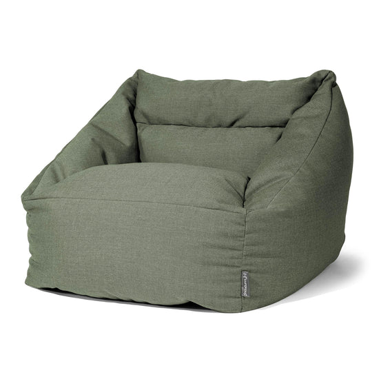Fauteuil Pouf Maya - Sunbrella Olive 01