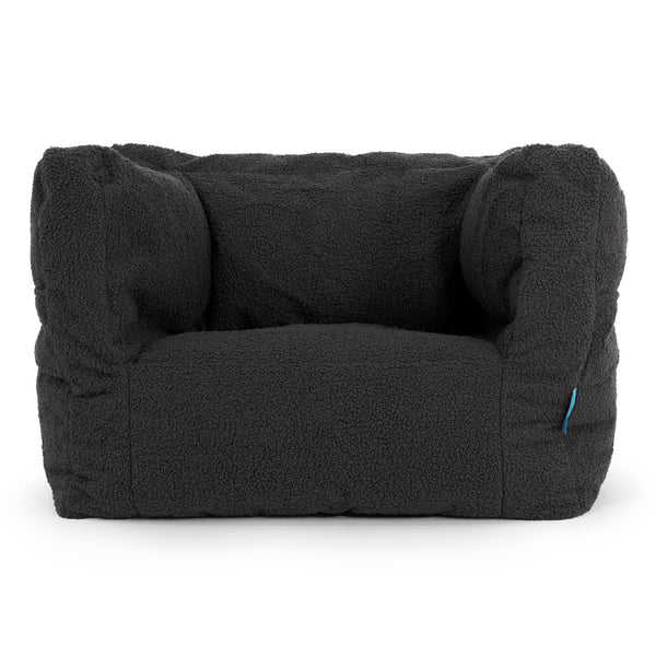 Fauteuil Pouf Albert pour Enfant 1-5 ans Housse de Remplacement - Bouclé 01