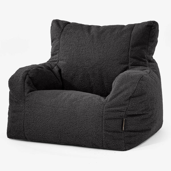 Joséphine Pouf Fauteuil Design Housse de Remplacement - Bouclé 01