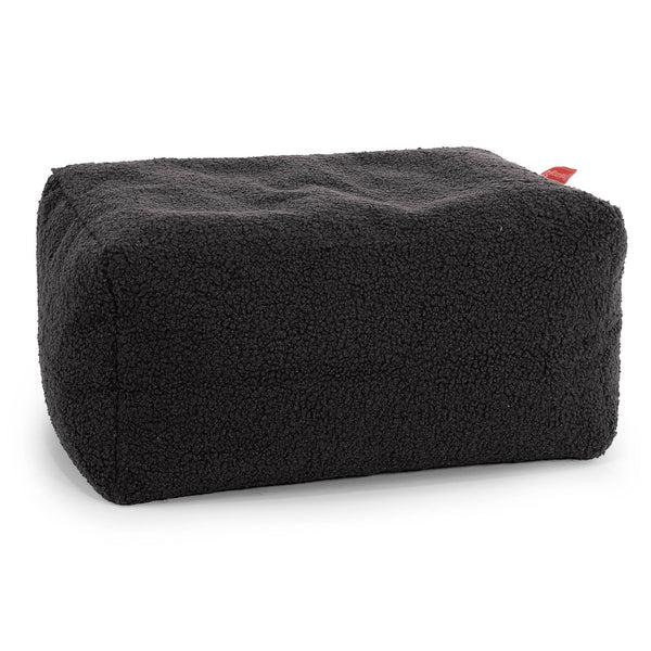 Petit Repose Pied Housse de Remplacement - Bouclé 01