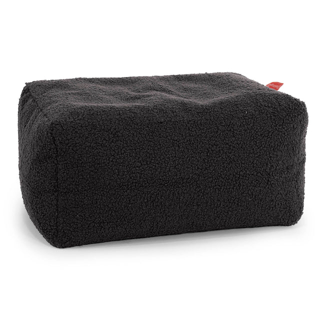 Petit Repose Pied Housse de Remplacement - Bouclé 01
