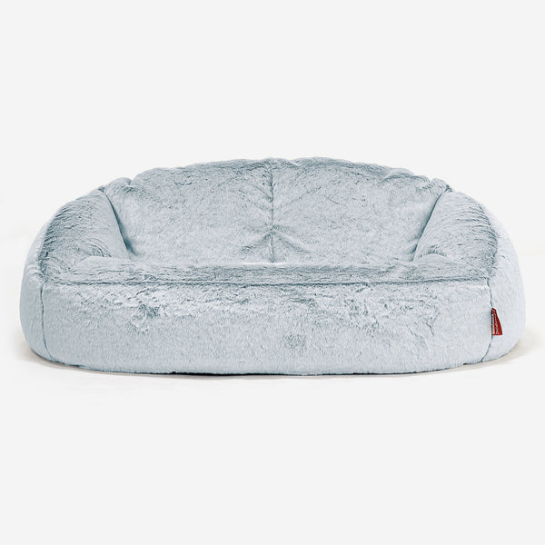 Pouf Canapé Bubble Housse de Remplacement - Fausse Fourrure Lapin 01