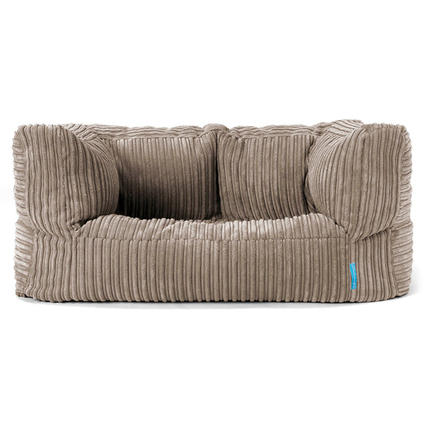 Canapé Enfant Albert 2-6 ans - Côtelé Grège 01