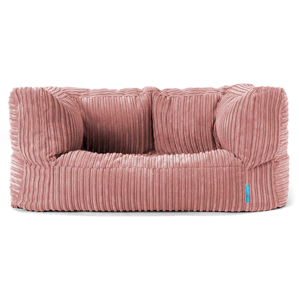Canapé Enfant Albert 2-6 ans - Côtelé Pêche 01