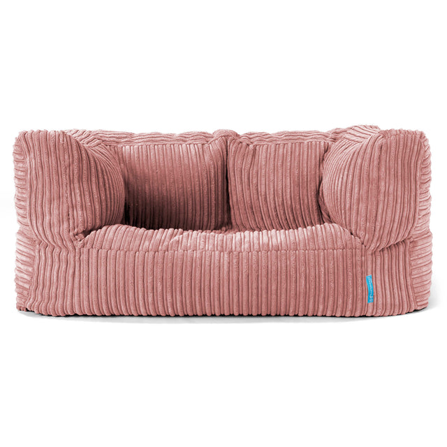 Canapé Enfant Albert 2-6 ans - Côtelé Pêche 01