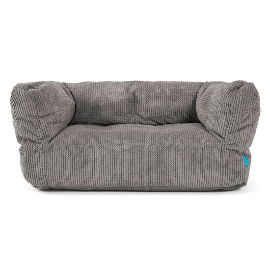 Canapé Enfant Albert 2-6 ans - Pompon Anthracite 01