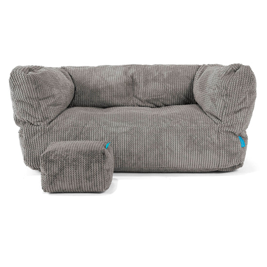 Canapé Enfant Albert 2-6 ans - Pompon Anthracite 02