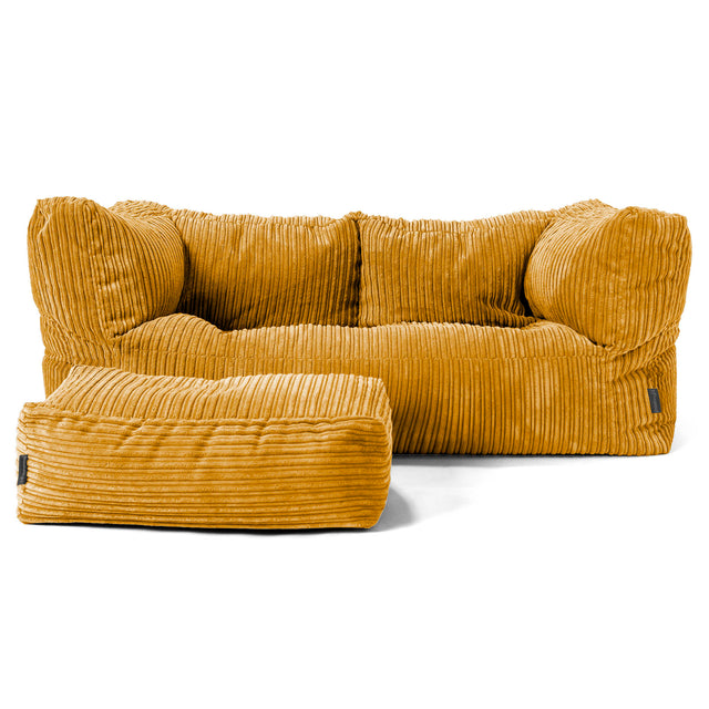 Canapé Pouf Albert 2 places - Miel doré 02