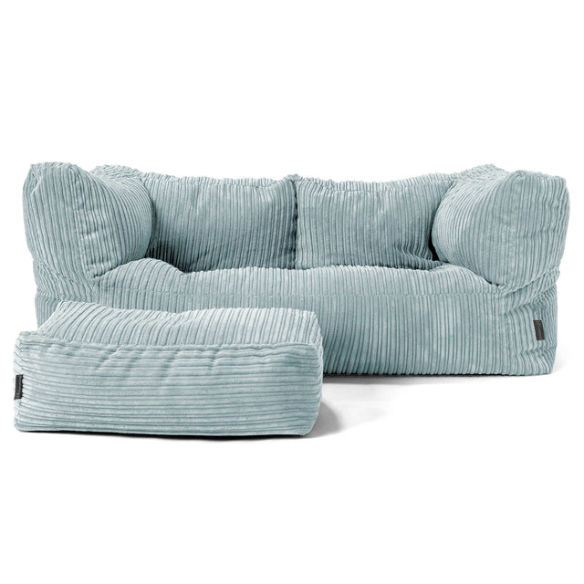 Canapé Pouf Albert 2 places - Vert Menthe 02