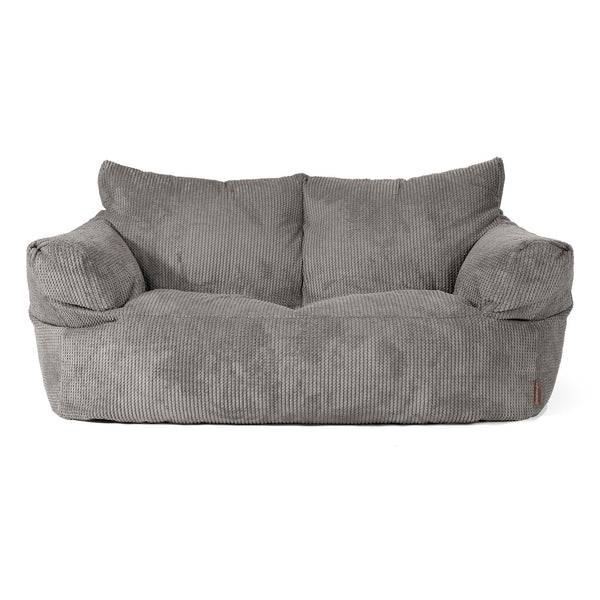 Joséphine Canapé Pouf - Pompon Anthracite 01