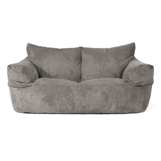 Joséphine Canapé Pouf - Pompon Anthracite 01