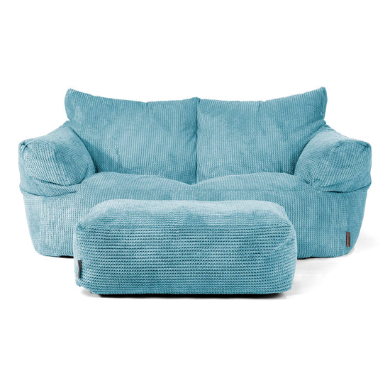 Joséphine Canapé Pouf - Pompon Mer Égée 02