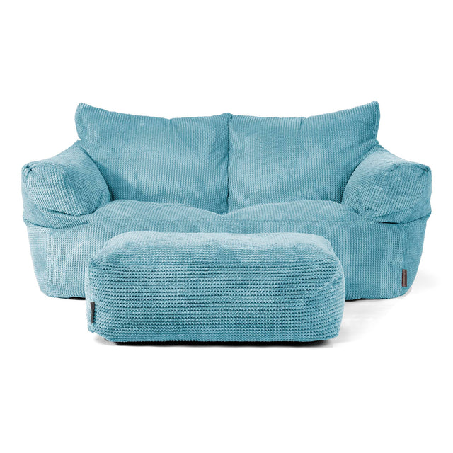 Joséphine Canapé Pouf - Pompon Mer Égée 02