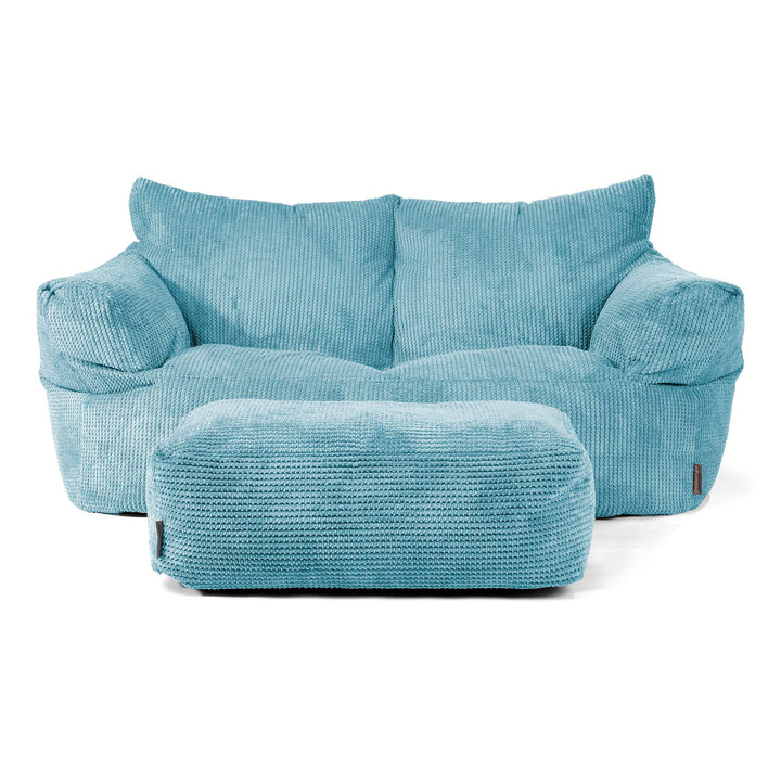 Joséphine Canapé Pouf - Pompon Mer Égée 02