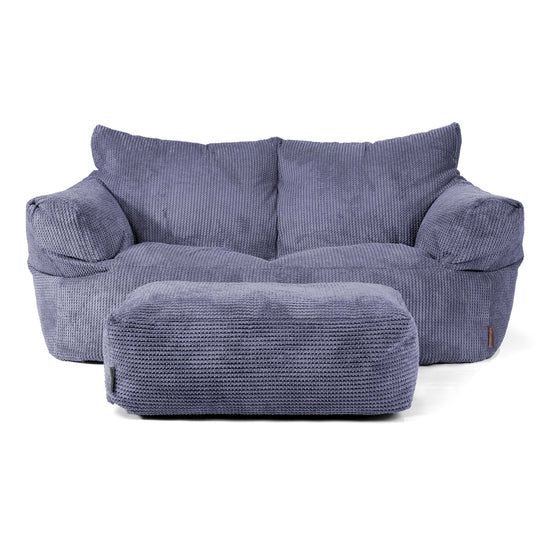 Joséphine Canapé Pouf - Pompon Violet 02