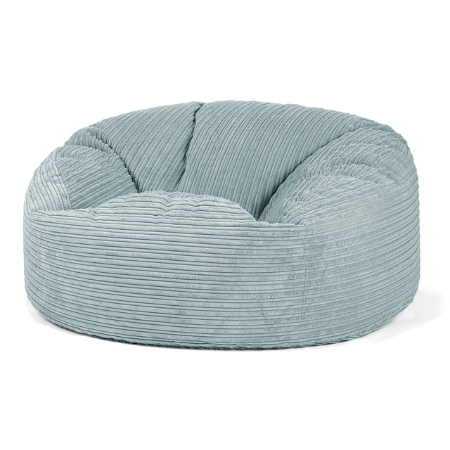 Canapé Pouf Géant Mammouth - Côtelé Vert Menthe 01