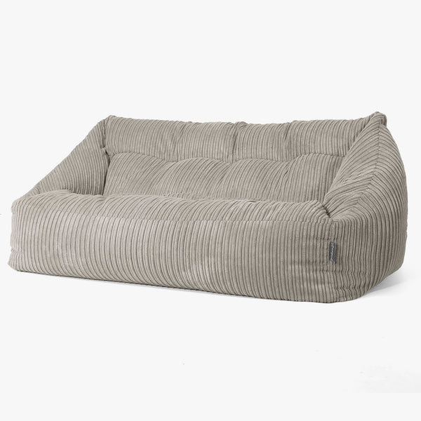 Canapé Pouf Maya - Côtelé Vison 01