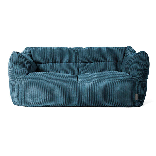 Canapé Pouf Victor - Côtelé Bleu Marine 01