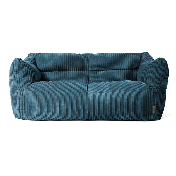 Canapé Pouf Victor - Côtelé Bleu Marine 01