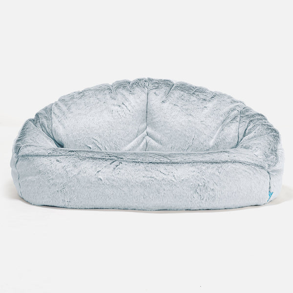 Pouf Canapé Bubble pour Enfants 2-6 ans Housse de Remplacement - Fausse Fourrure Lapin 01