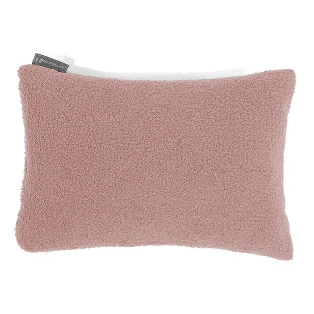 Housse de Coussin Rectangulaire 35 x 50cm - Bouclé Rose 01
