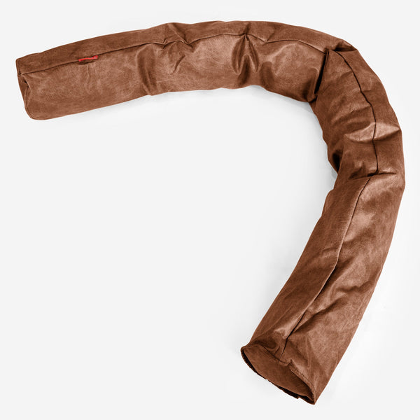 Traversin XXL Housse de Remplacement - Cuir Vintage 01