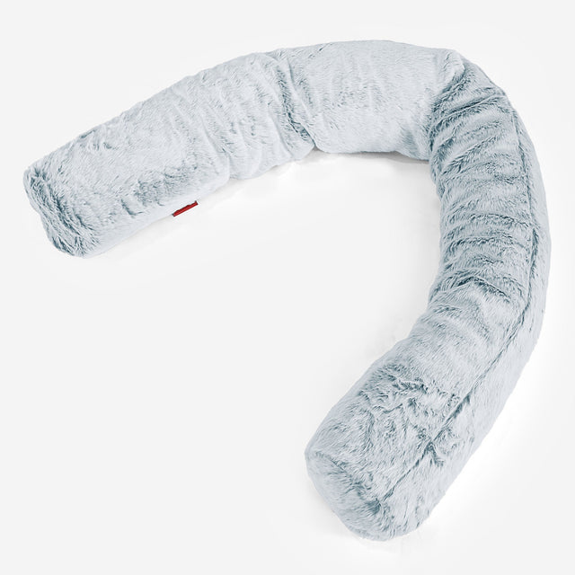 Traversin XXL Housse de Remplacement - Fausse Fourrure Lapin 01