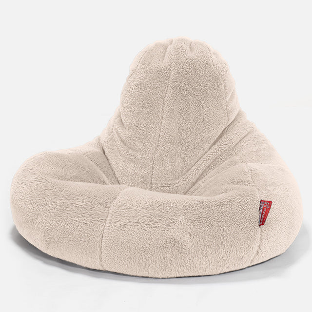 Pouf Gamer Ultra Lux Housse de Remplacement - Fausse Fourrure Nounours 01