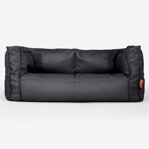 Canapé Pouf Albert 2 places Housse de Remplacement - Cuir Végan 01
