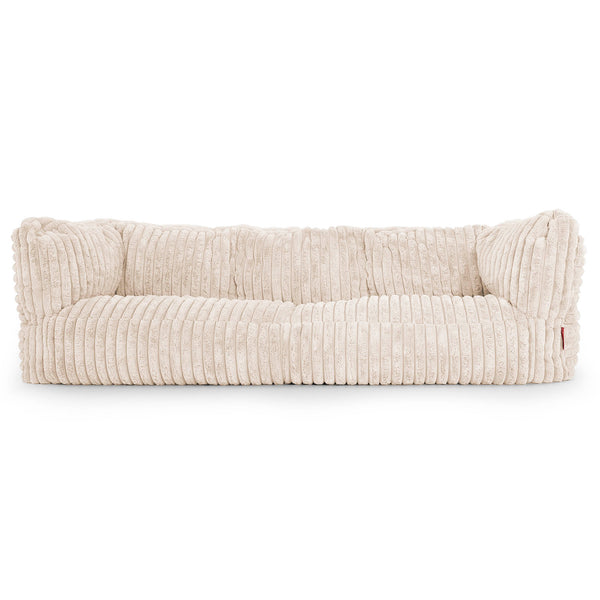 Canapé Pouf Albert 3 places Housse de Remplacement - Velours Côtelé Ultra Pelucheux 01