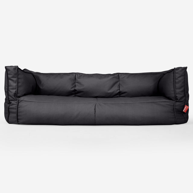 Canapé Pouf Albert 3 places Housse de Remplacement - Cuir Végan 01