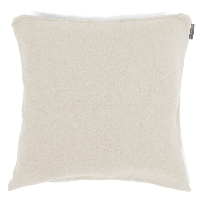 Grand Housse de Coussin 70 x 70cm - Bouclé Ivoire 01