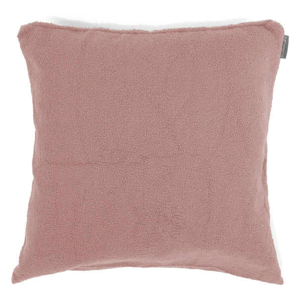 Grand Housse de Coussin 70 x 70cm - Bouclé Rose 01