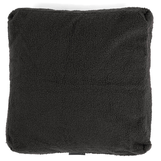 Grand Coussin de Sol - Bouclé Anthracite 02